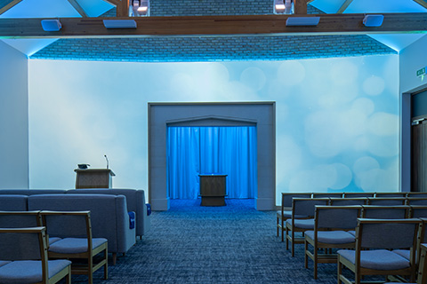 Classic light Blue Projection Image