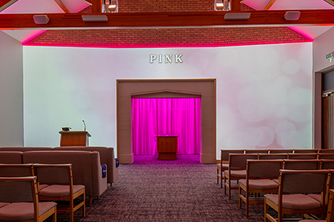 Classic Pink Projection Image