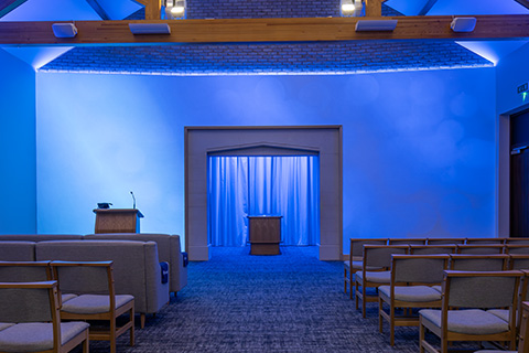 Classic Royal Blue Projection Image